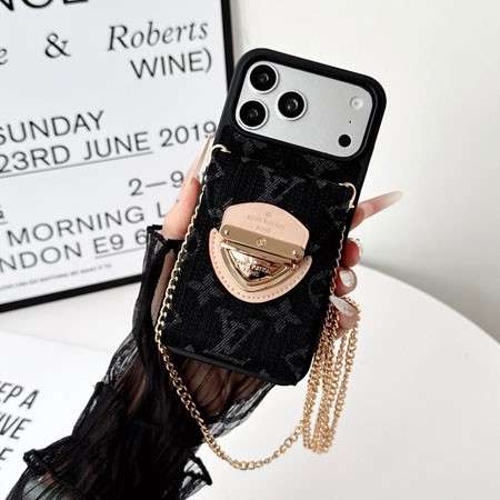 ルイヴィトン iphone18promaxケース チェーン ショルダー