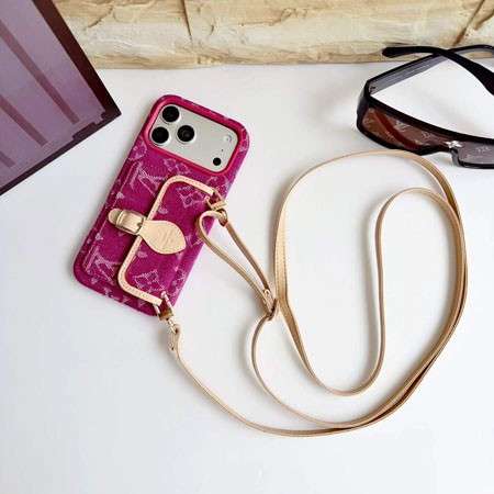 ヴィトン iphone18promaxケース ショルダー ストラップ 付き