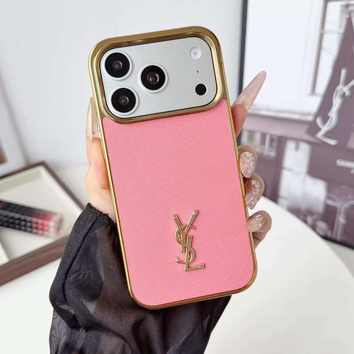 サンローランiphone18promaxケース 電気メッキ