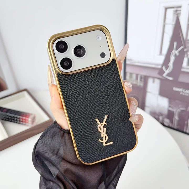 イヴ サンローラン iphone18proケース サフィアーノレザー