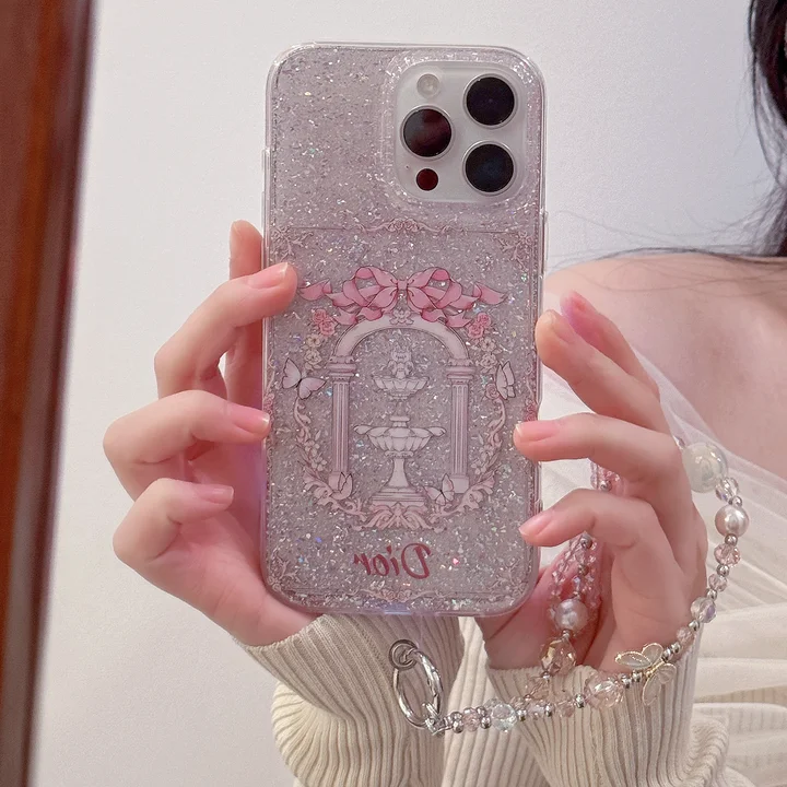 ディオール グリッター iphone18promax ケース