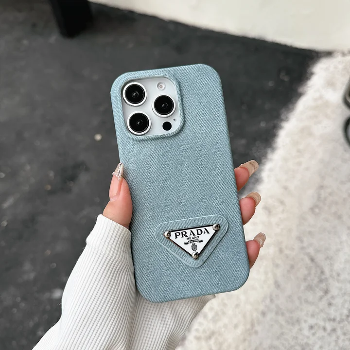PRADA デニム柄 iphoen18pro ケース