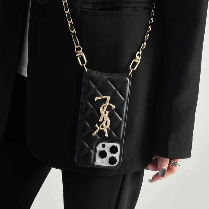 ysl iphone18promaxケース 携帯ストラップ