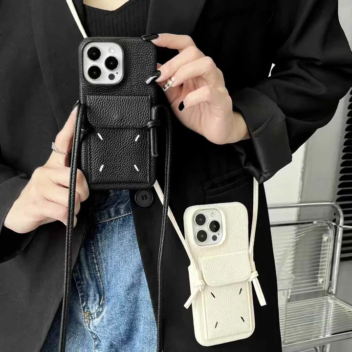 メゾン マルジェラ iphone18proケース メンズ ショルダー