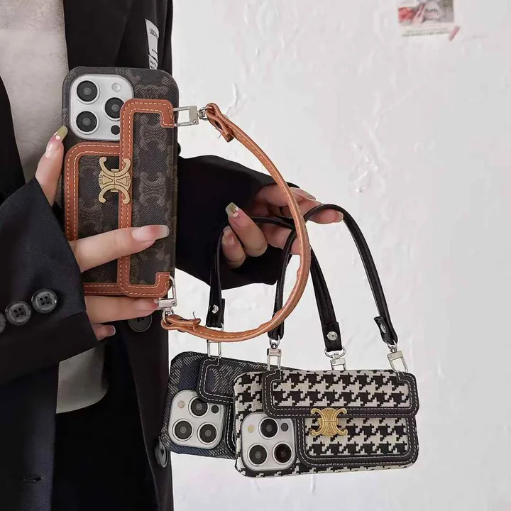 celine iphone18proケース 背面 収納