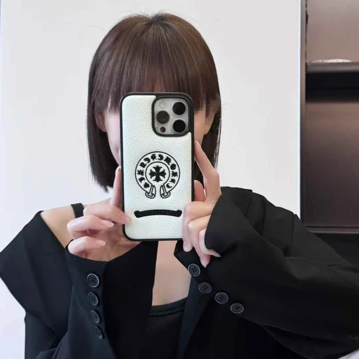 Chrome Hearts iphone18pro ケース ライチ柄