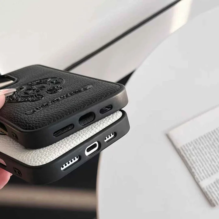 Chrome Hearts iphone18pro ケース ライチ柄