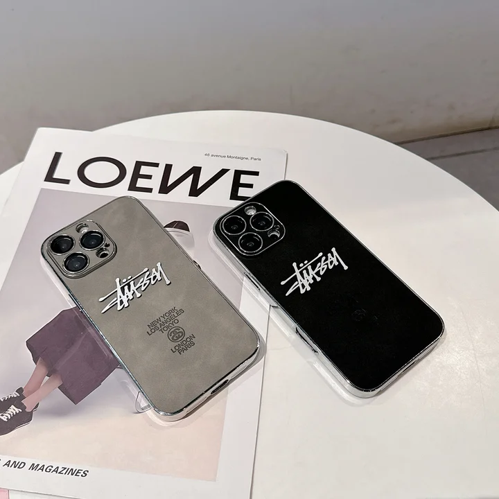ステューシー iphone18 ケース 電気メッキ