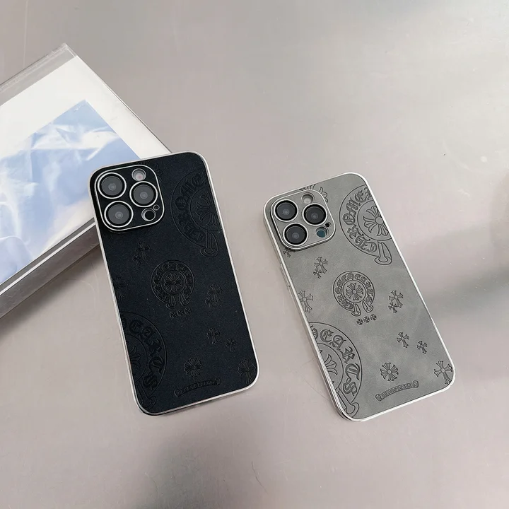 chrome hearts iphone18proケース 手触り良い puレザー