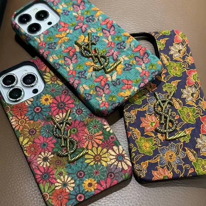 YSL iphone18proケース PUレザー