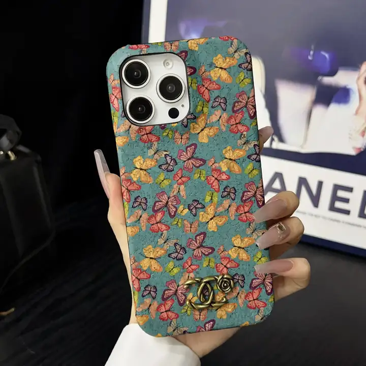シャネル iPhone18 ケース 花