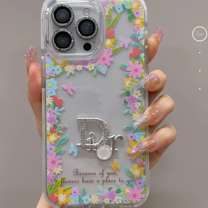 ディオールiphone18promaxケース 黄変防止