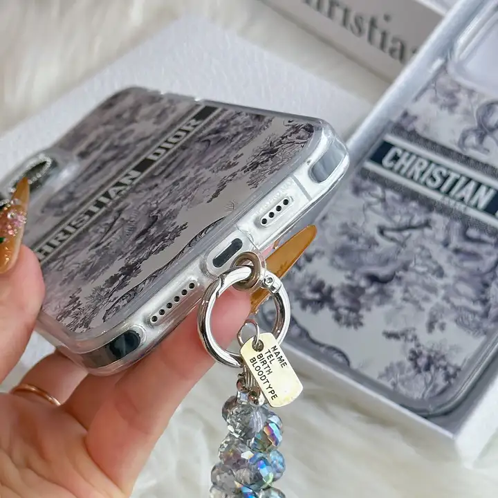 DIOR iphone18proケース ストラップホール