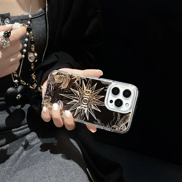 ルイビトン iphone18promaxケース 落下防止 ストラップ