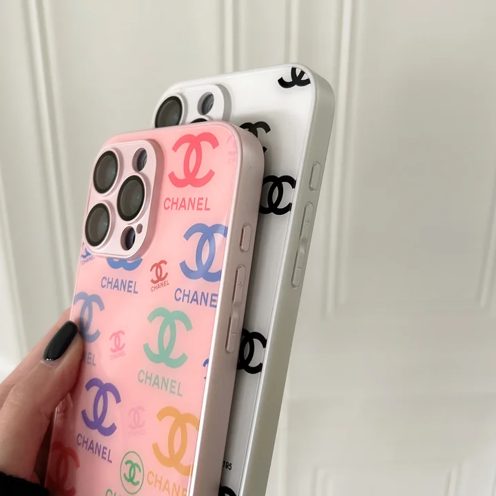 Chanel iphone18promaxケース ホワイト