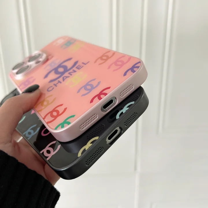 chanel iphone18proケース ブラック