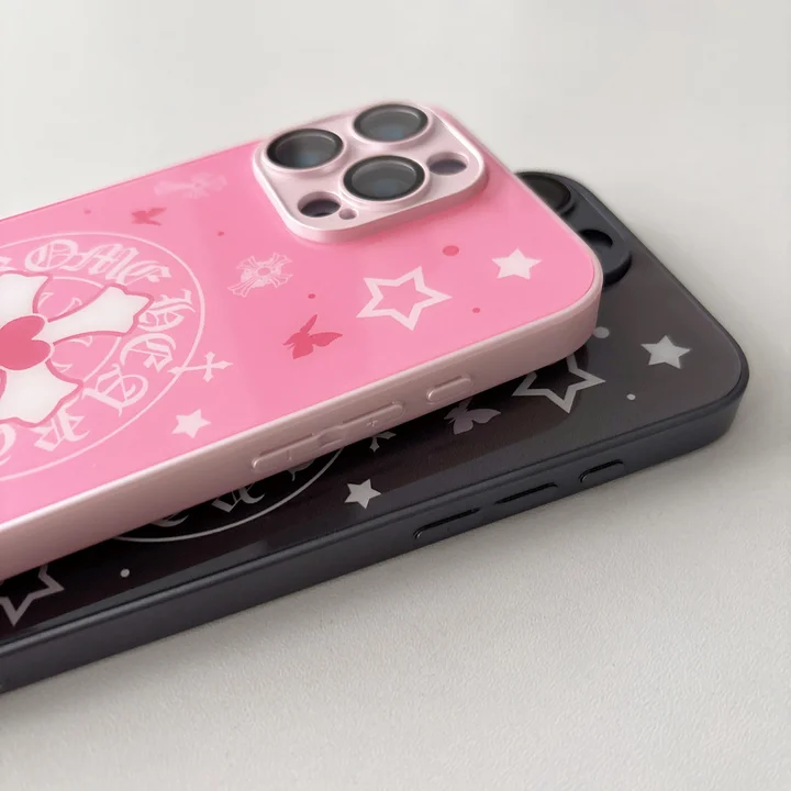 chrome hearts iphone18proケース ピンク