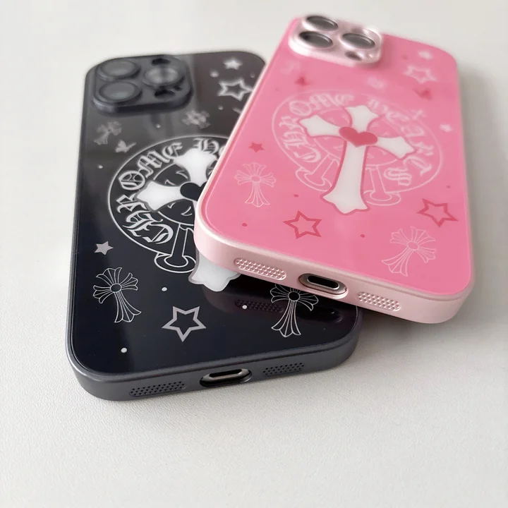 クロームハーツ ブラック iphone18promaxケース 