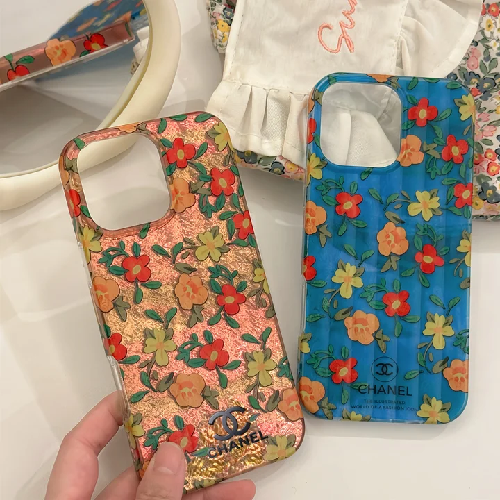 シャネル iphone18proケース 花柄