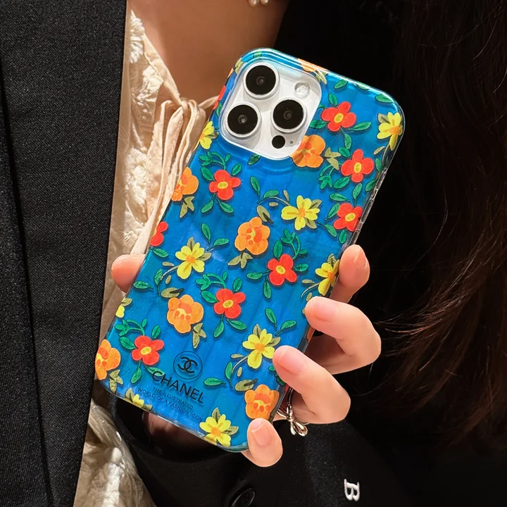 シャネル iphone18proケース 花柄