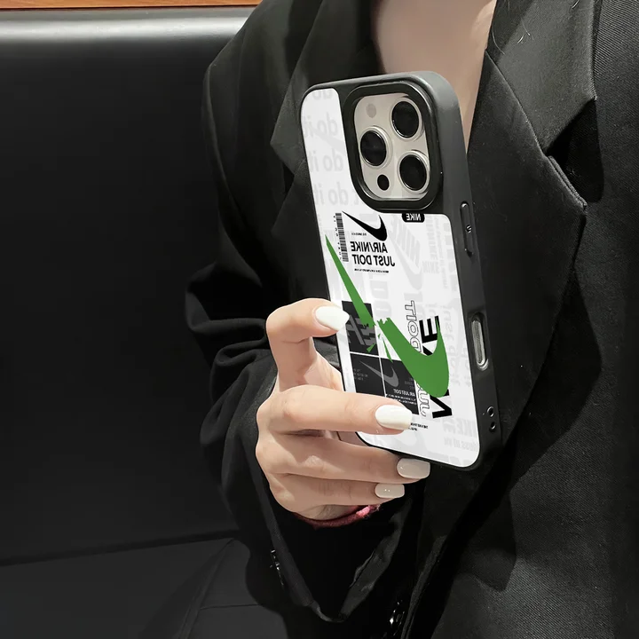 ナイキ iphone18promaxケース パロディ マーク