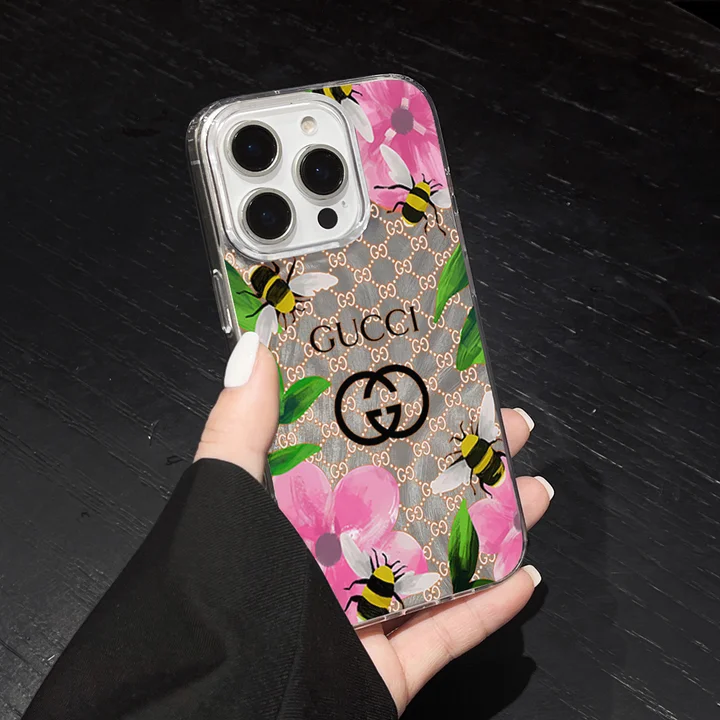 グッチ iphone18proケース 花柄・蜂柄