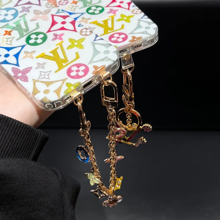 LV iphone18proケース チェーン 落下防止
