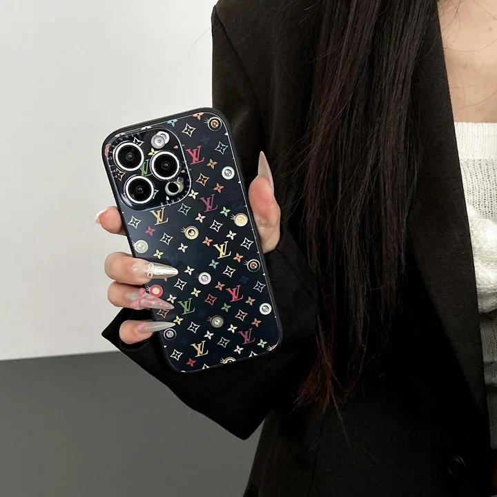 ルイヴィトン 村上隆 iphone18promaxケース 背面 ガラス
