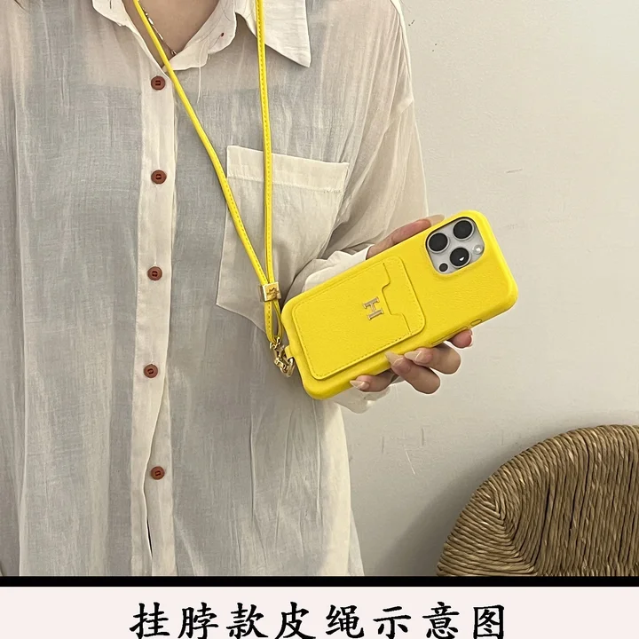 エルメス iphone18proケース ショルダー ストラップ付き