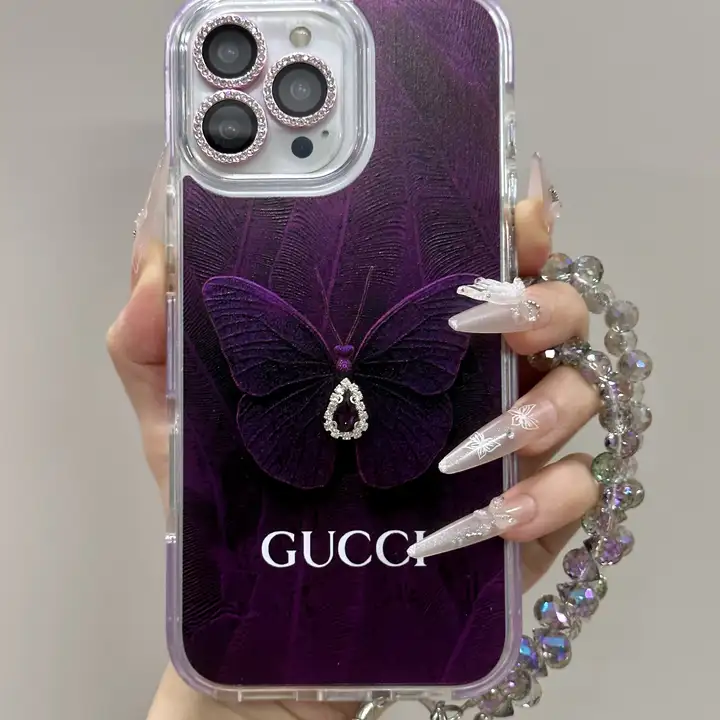Gucci iphone18pro 携帯ケース パープル