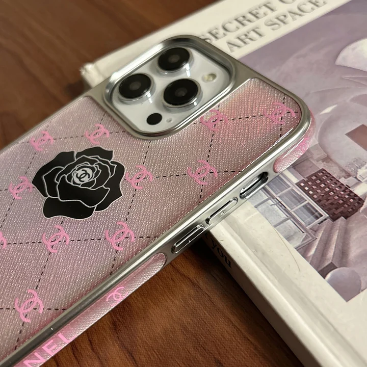 chanel iphone18promaxケースアクリル素材