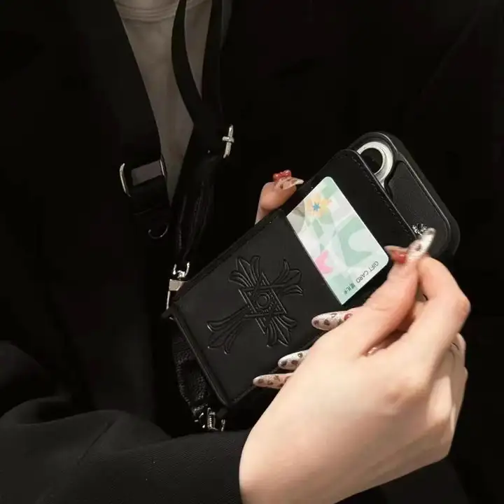 Chrome Hearts iphone18pro ショルダーケース