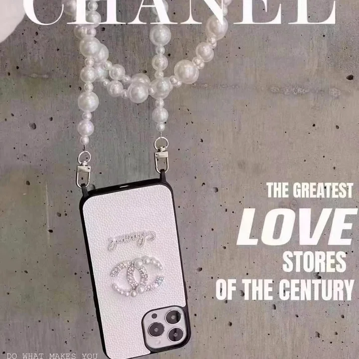 chanel iphone18pro ケース パール 携帯ストラップ