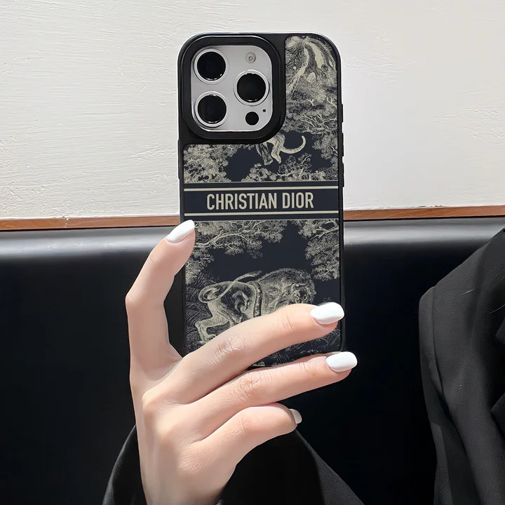 ディオール トワルドジュイ柄 iphone18proケース