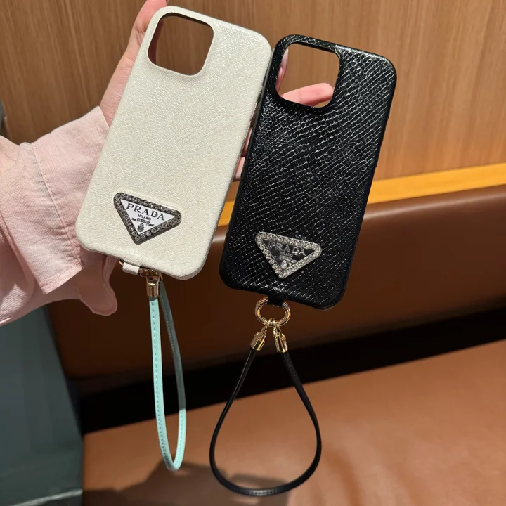 Prada iphone18promaxケース 落下防止 ストラップ