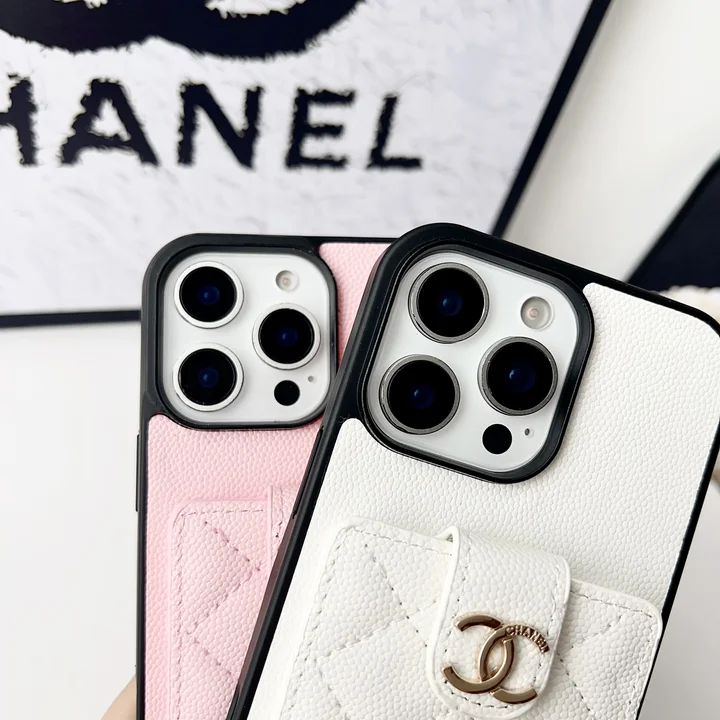 シャネル iphone18proケース マトラッセ レザー