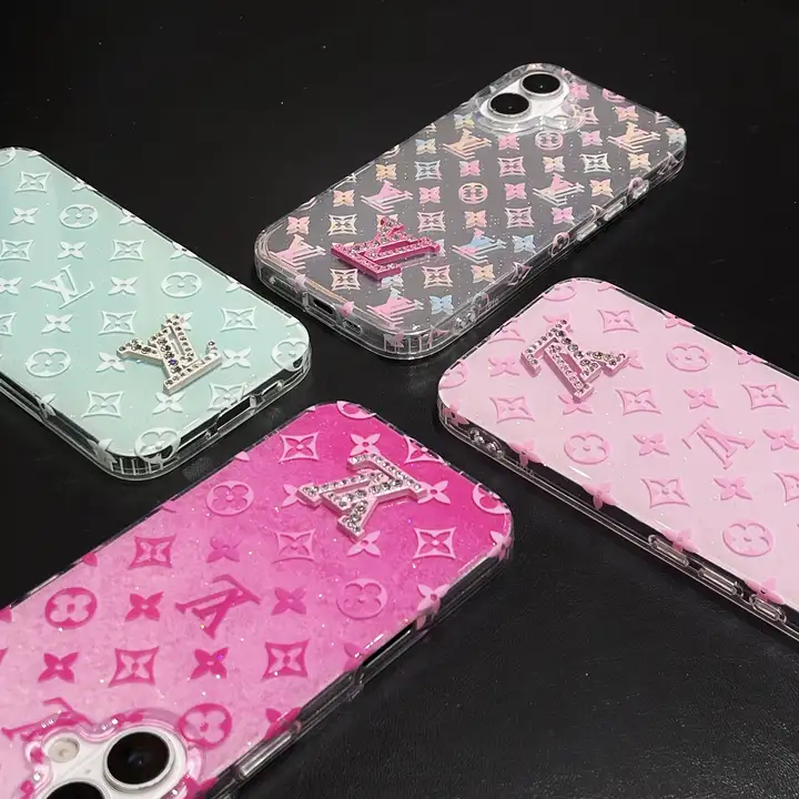 LV ラインストーンロゴ iphone18proケース
