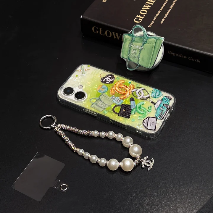 シャネル アイフォン18proケース バッグ スマホスタンド