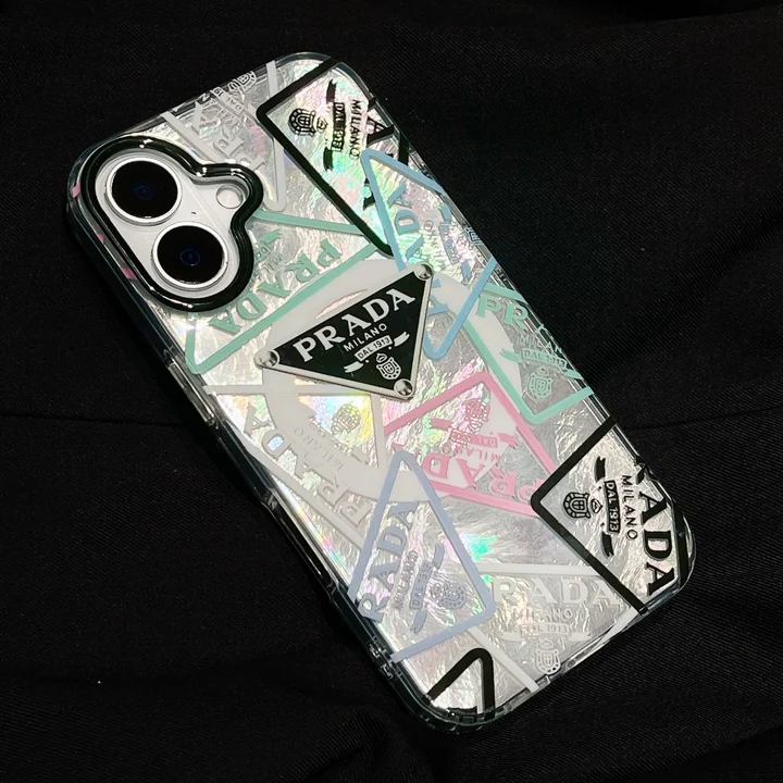 PRADA iphone18proケース 透明 バンパー