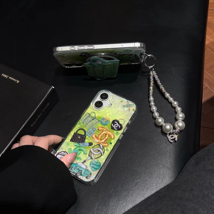 シャネル iphone18promax携帯ケース バッグ スタンド