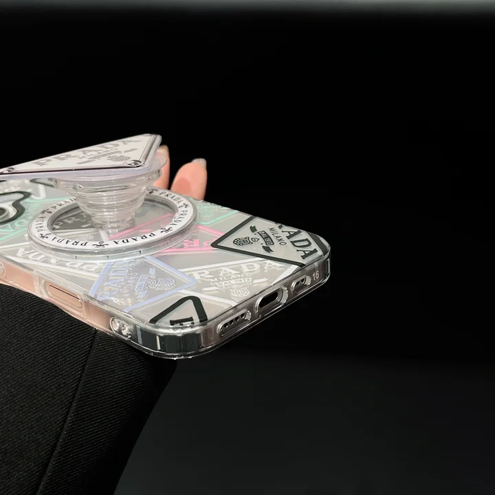 PRADA iphone18proケース マグネットスタンド