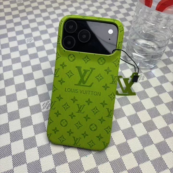 Louis Vuitton iphone18proケース レザー エンボス加工