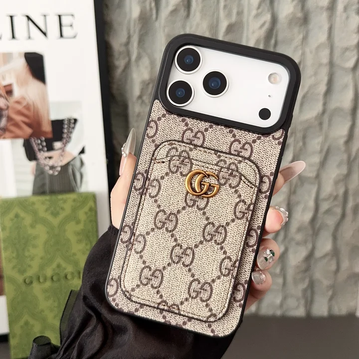 グッチ iphone18proケース GGキャンバス
