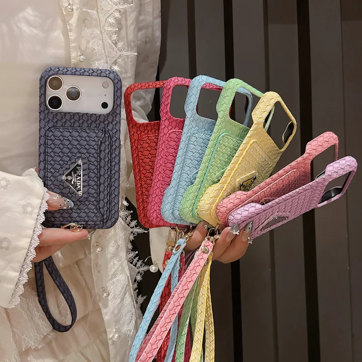 Prada iphone18promaxケース 背面 カードホルダー