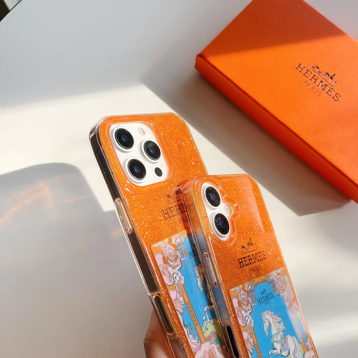 hermes iphone18promax 携帯ケース 馬柄