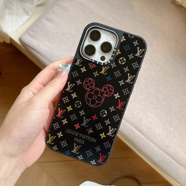 LV iphone18proケース ガラス 鏡面加工