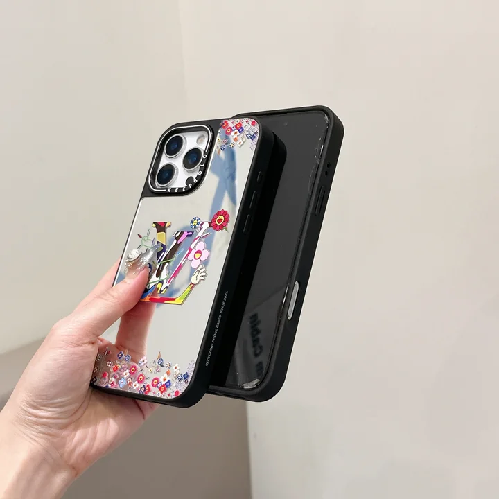 ルイヴィトン iphone18proケース 鏡付き 鏡面加工