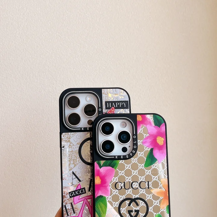 gucci iphone18pro ケース 花