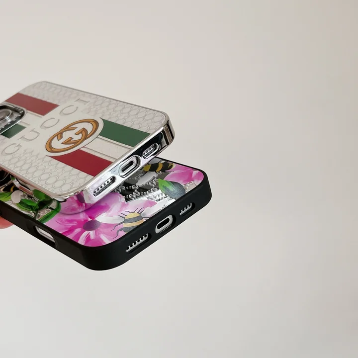 グッチ iphne18promaxケース 花柄 蜂柄