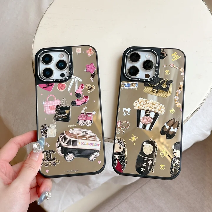 chanel iphone18proケース レディース かわいい